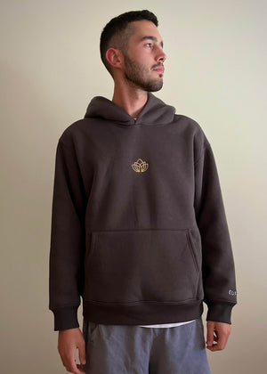 Sudadera oversize algodón - logo bordado