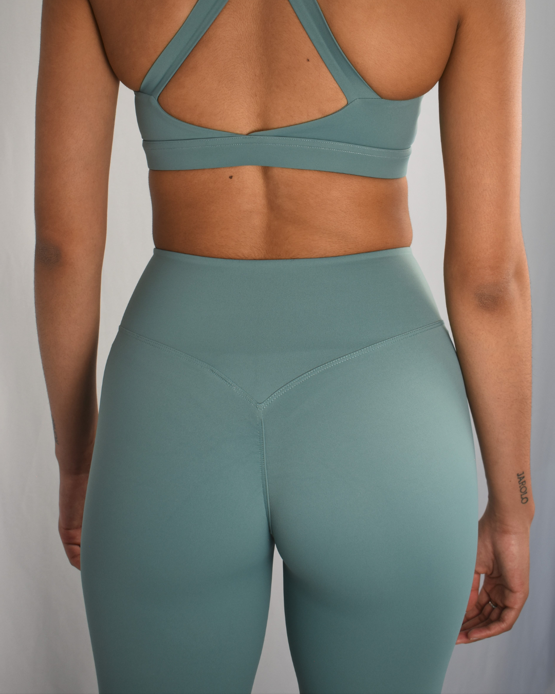 leggins push up mallas deportivas verde claro back
