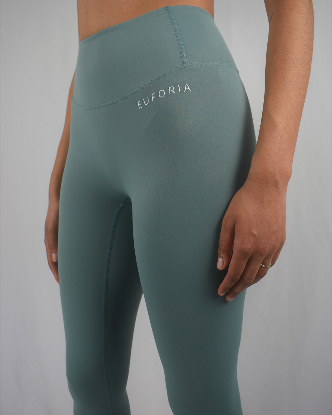 leggins push up mallas deportivas verde detalle